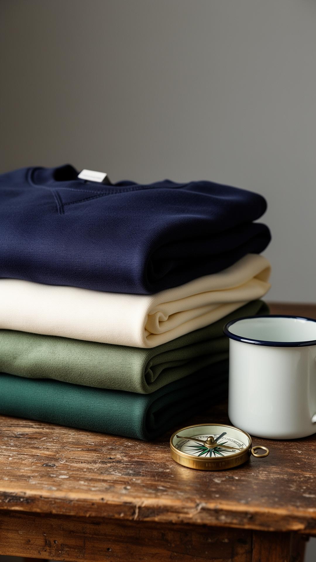 Folded heritage sweatshirts